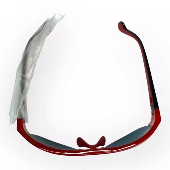 NEW MONCLER Sunglasses Red Shield Mirrored Grey (2 Lens) ML0050/S 68C 60 20 135